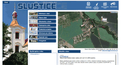 Desktop Screenshot of obecslustice.cz